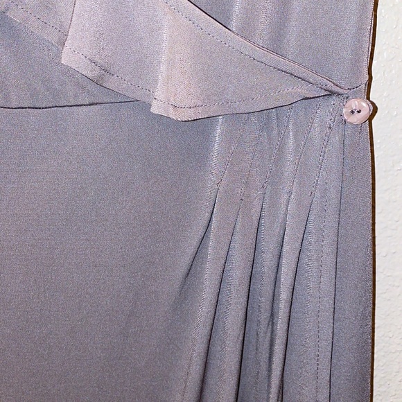 Gray Ruffled Dress - Picture 5 of 7